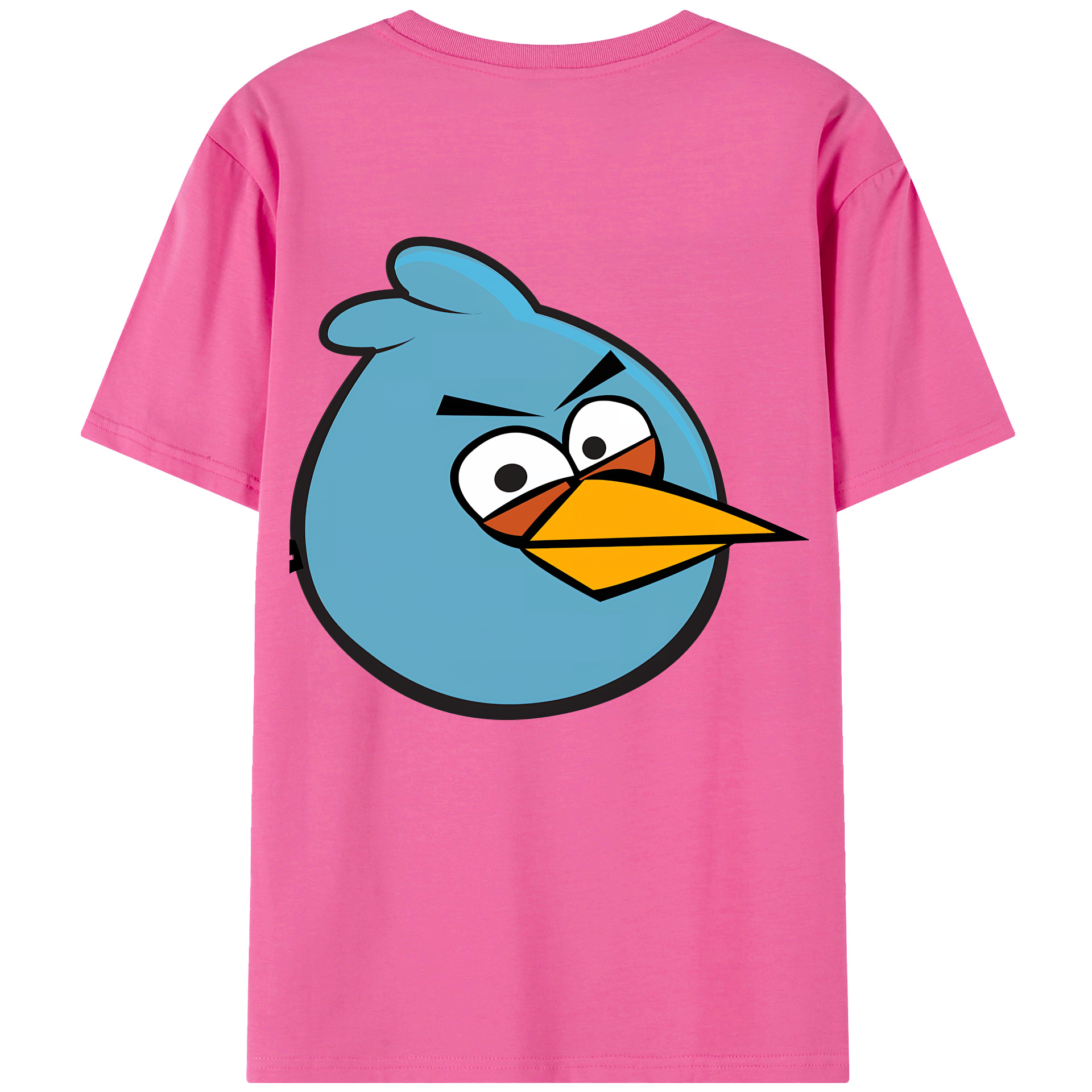 （画像用） Angry Birds アングリーバード レディース半袖Tシャツ(バックプリント)